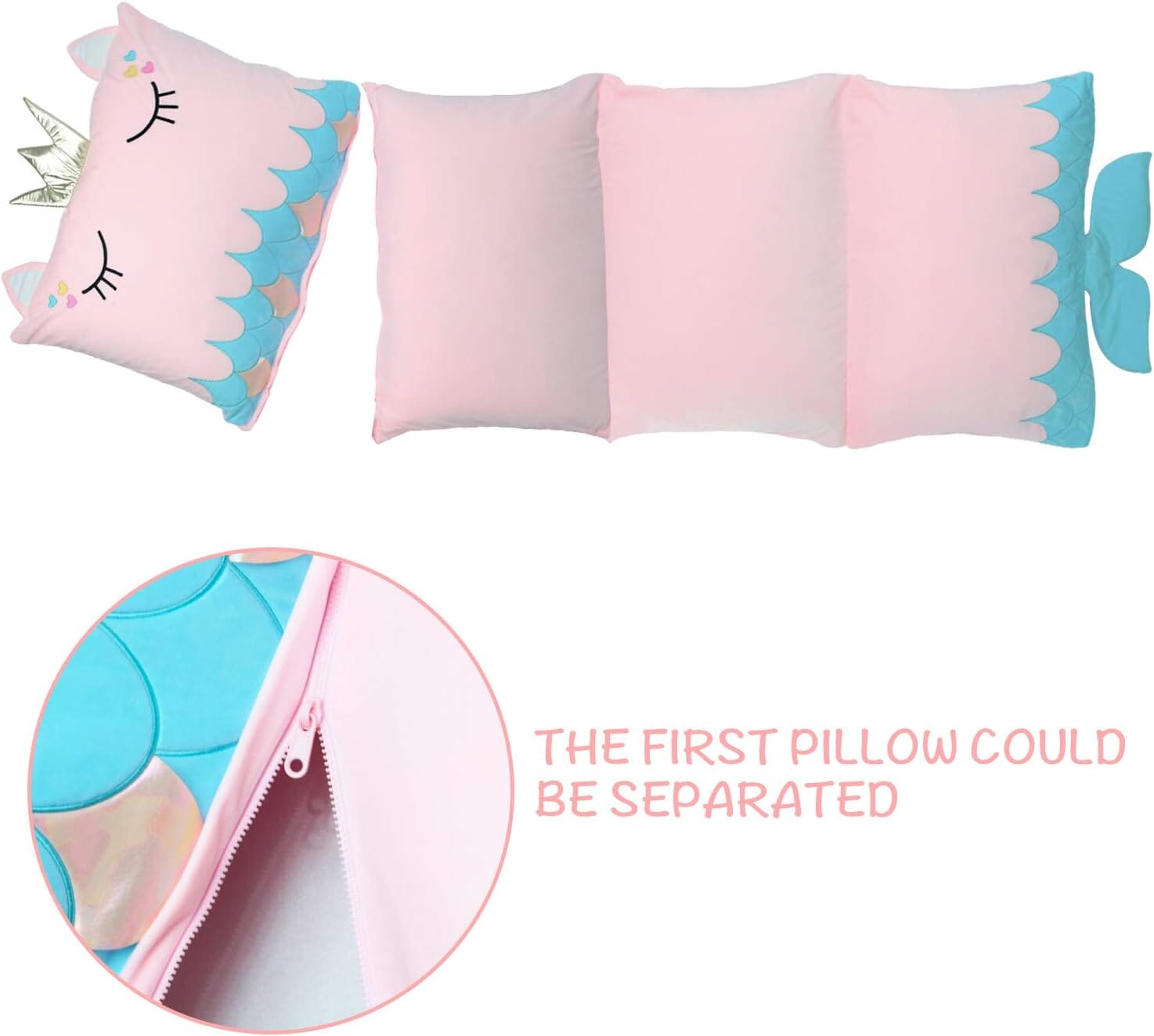 Unicorn Kids Floor Pillow - Soft Bed Seat Cover for Girls, Queen Size - Perfect for Playroom, Bedroom, and Cozy Reading Nook