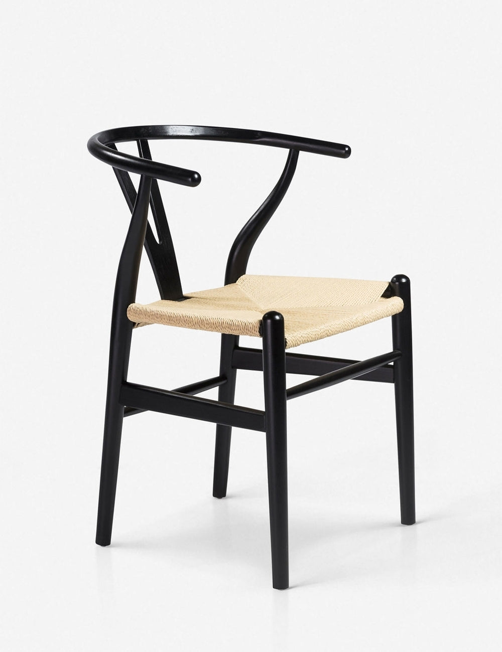 Modern Cylia Dining Chairs Set of 2 - Mid Century Style Wooden Kitchen Chairs with Upholstered Seat - Perfect for Dining Room, Kitchen, Breakfast Nook & Home Office