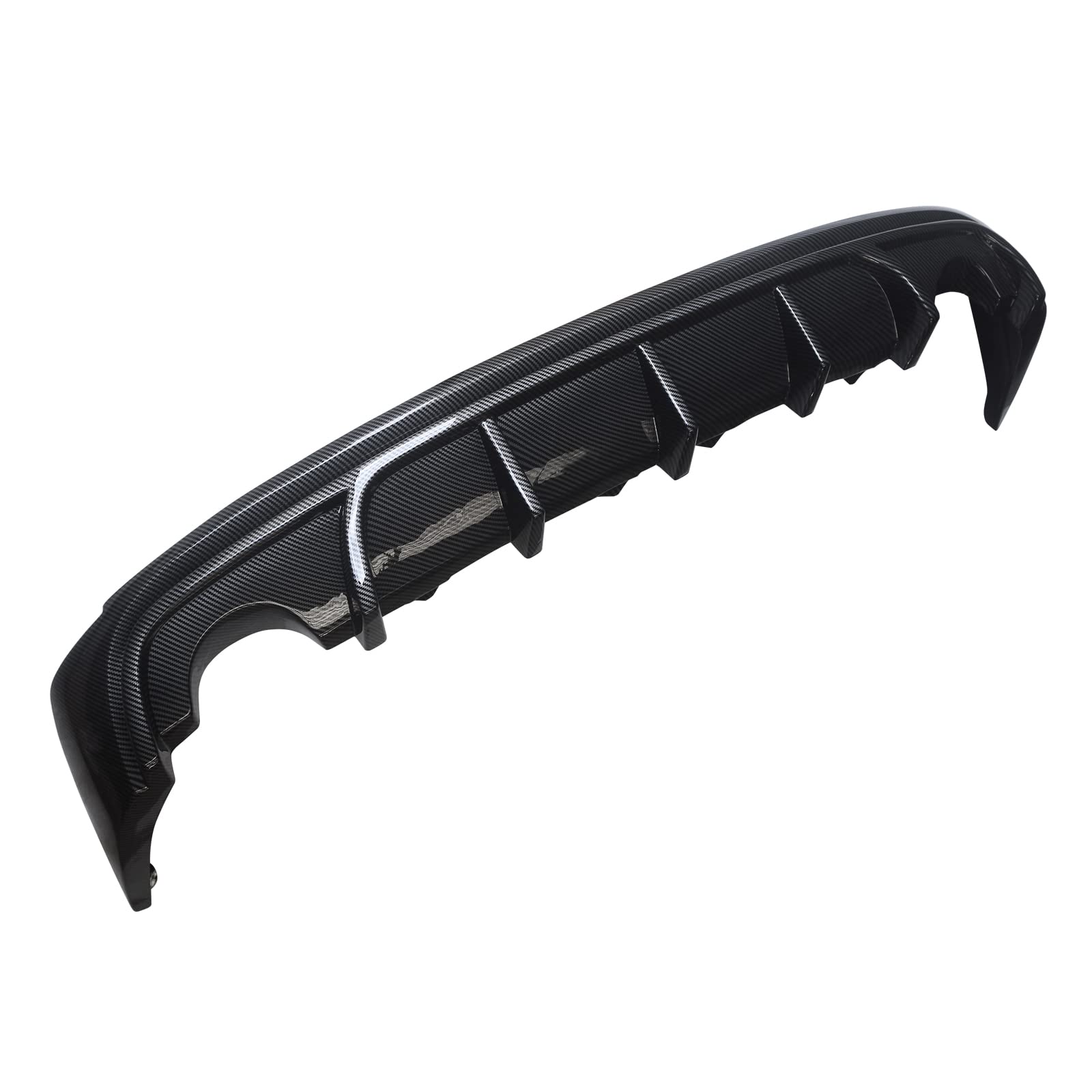 NINTE Carbon Fiber Rear Diffuser for 2014-2016 Lexus IS250 IS350 IS200t - Rear Bumper Lip Spoiler & Splitter - Enhance Style & Aerodynamics for Street & Track Performance