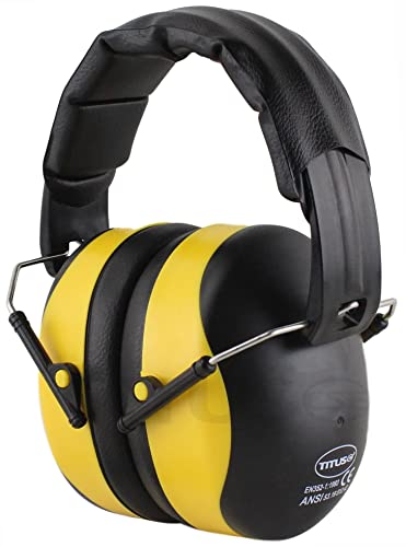 Black/Yellow (Blemished / Leatherette Band / Earmuffs Only)