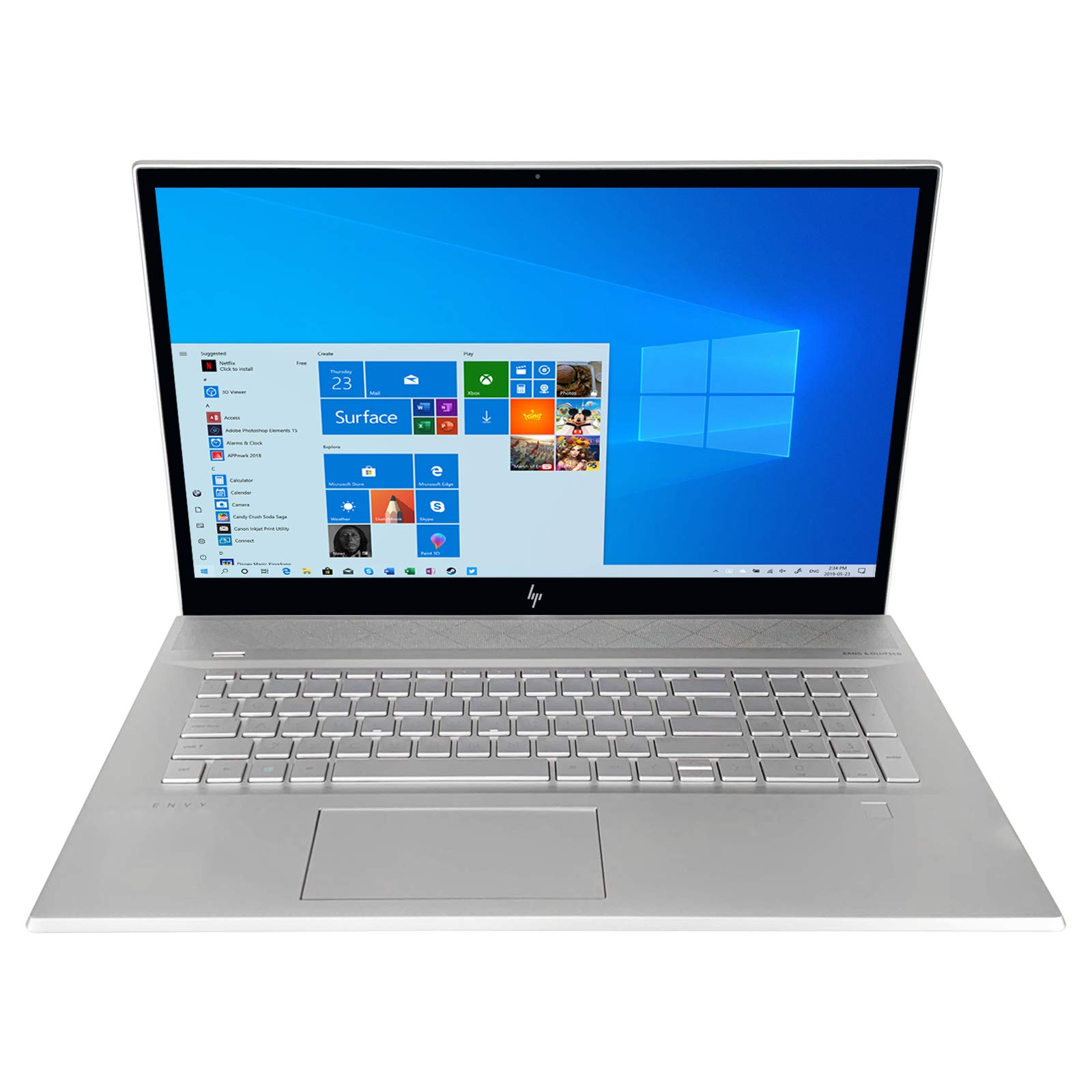 HP Envy 17t FHD Touchscreen Laptop - 11th Gen Intel Core i7-1165G7 (Up to 4.7GHz), 32GB RAM, 8TB SSD, Intel Iris Xe Graphics, Windows 10 Pro - Perfect for Business, Gaming & Creative Work