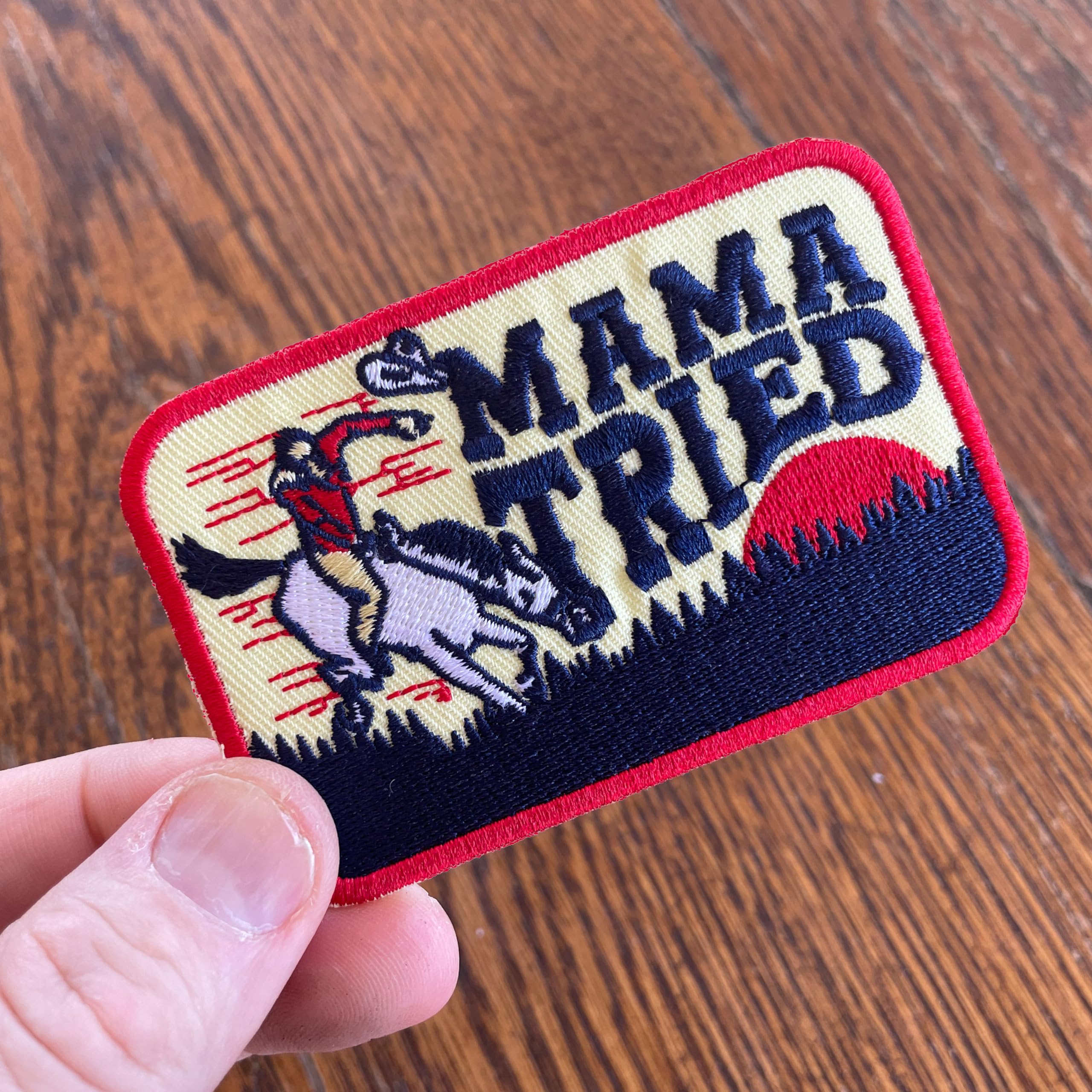 Vintage Cowboy Iron-On Embroidered Patch - Western Style Emblem for Hats, Jackets, Bags & DIY Crafts - Perfect for Bikers, Rodeo Fans & Western Fashion Enthusiasts