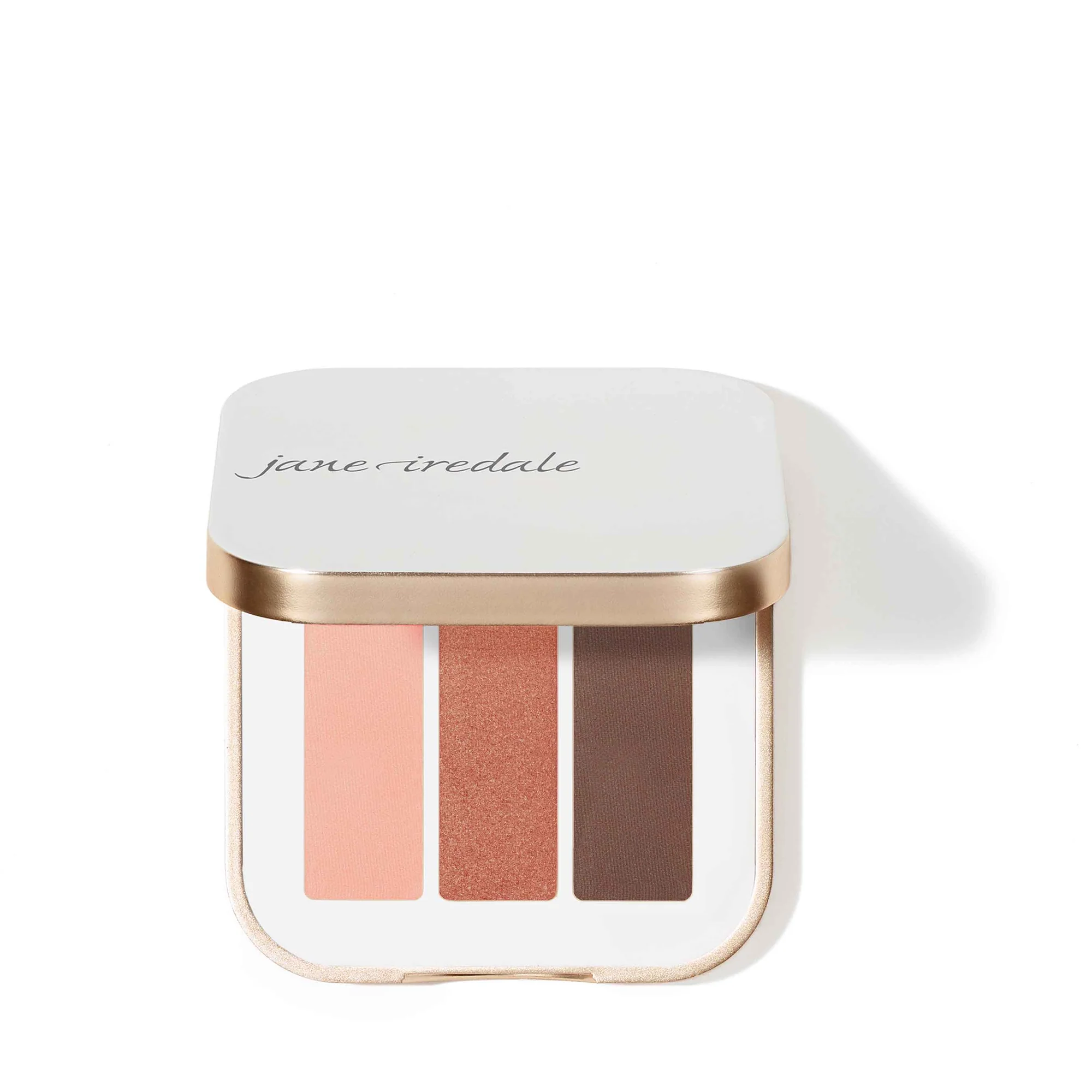 Jane Iredale PurePressed Triple Eyeshadow - Vegan, Mineral-Based Pressed Powder for Natural Eye Makeup | Perfect for Daytime, Evening & Special Occasions