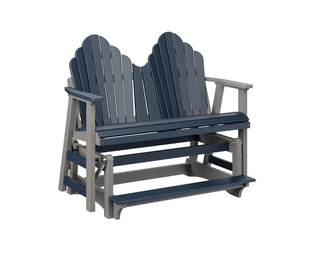 Navy Blue on Light Gray