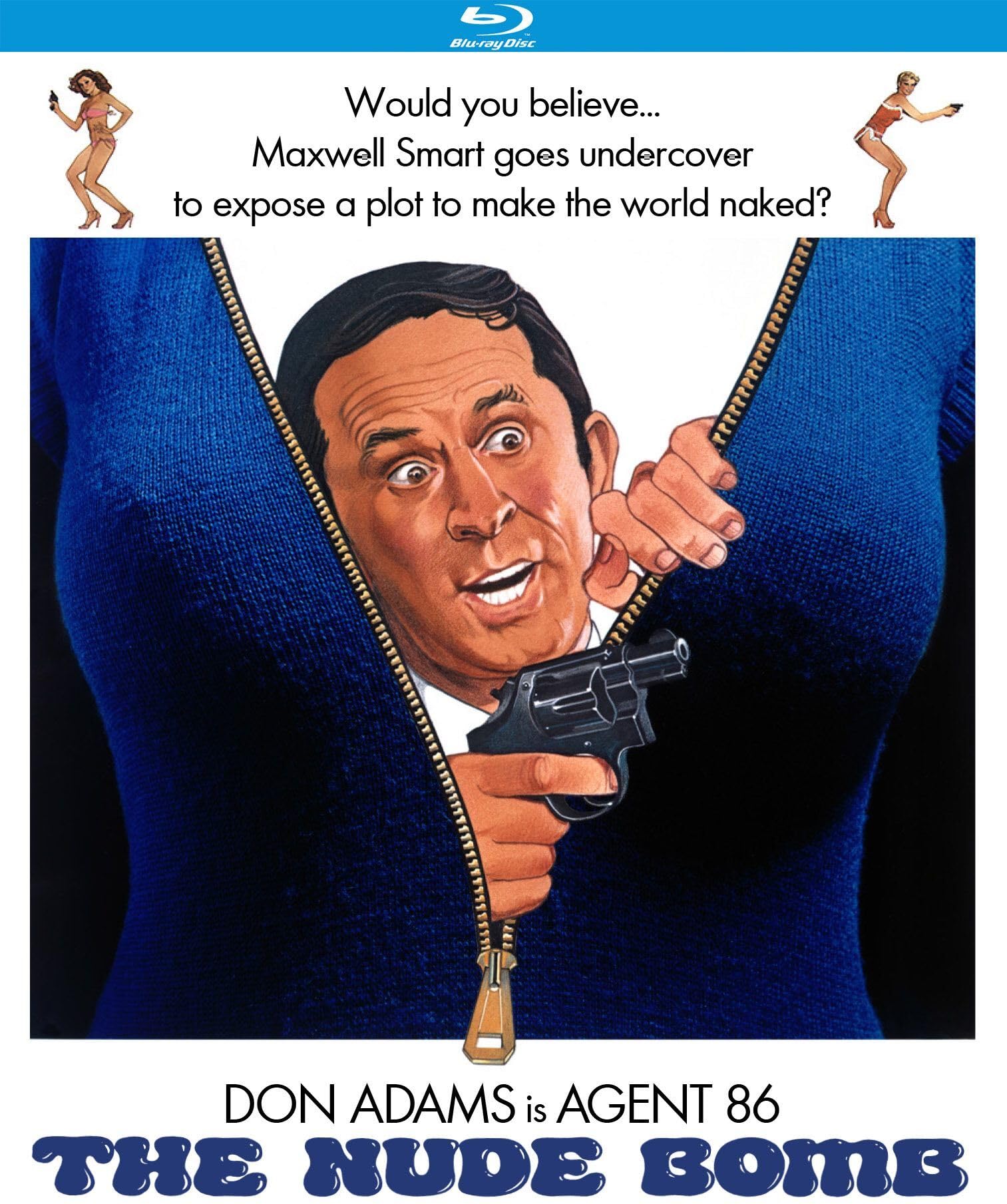The Nude Bomb (AKA Return of Maxwell Smart) - Blu-ray | Classic Comedy Spy Movie | Perfect for Movie Nights & 80s Film Collections