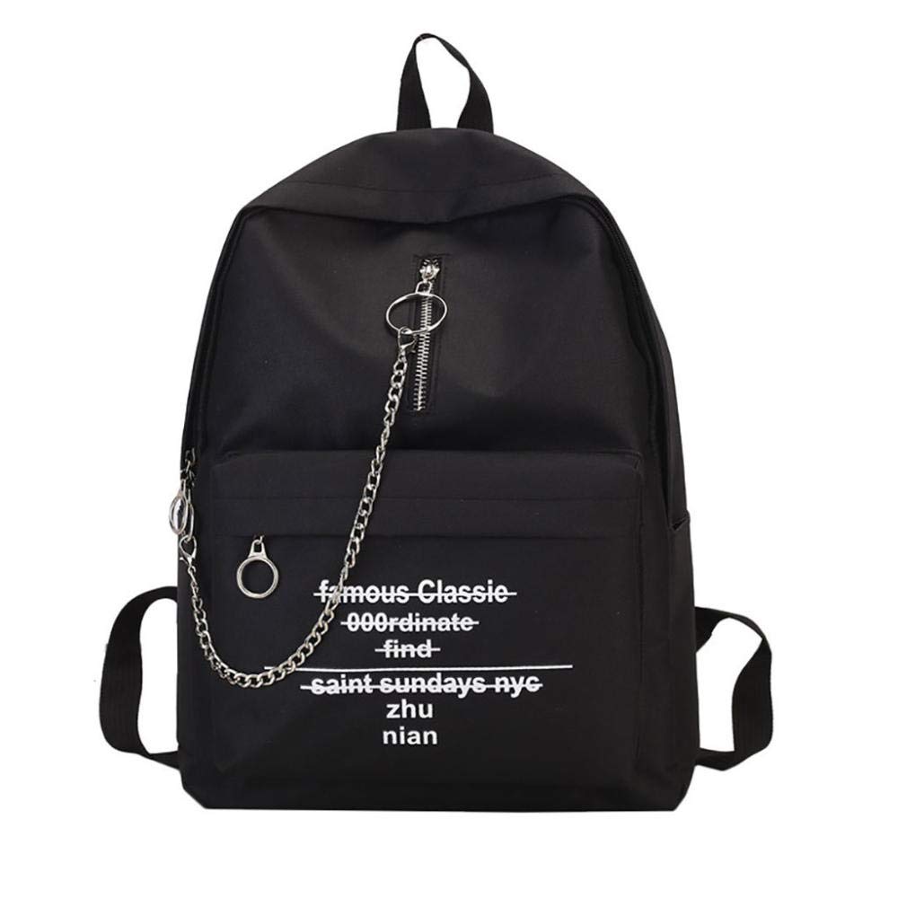 Durable Black Backpack for Junior High School Students - Lightweight Casual Daypack for School, Travel & Outdoor Adventures