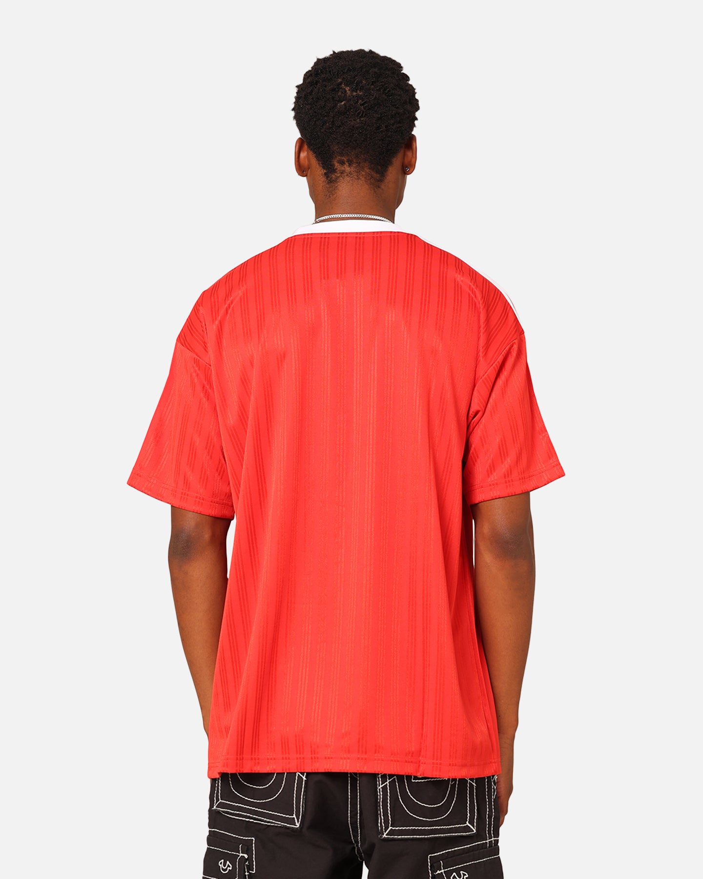 Adidas Adicolor T-Shirt - Better Scarlet/White | Men's Casual Short Sleeve Tee for Gym, Running & Everyday Wear