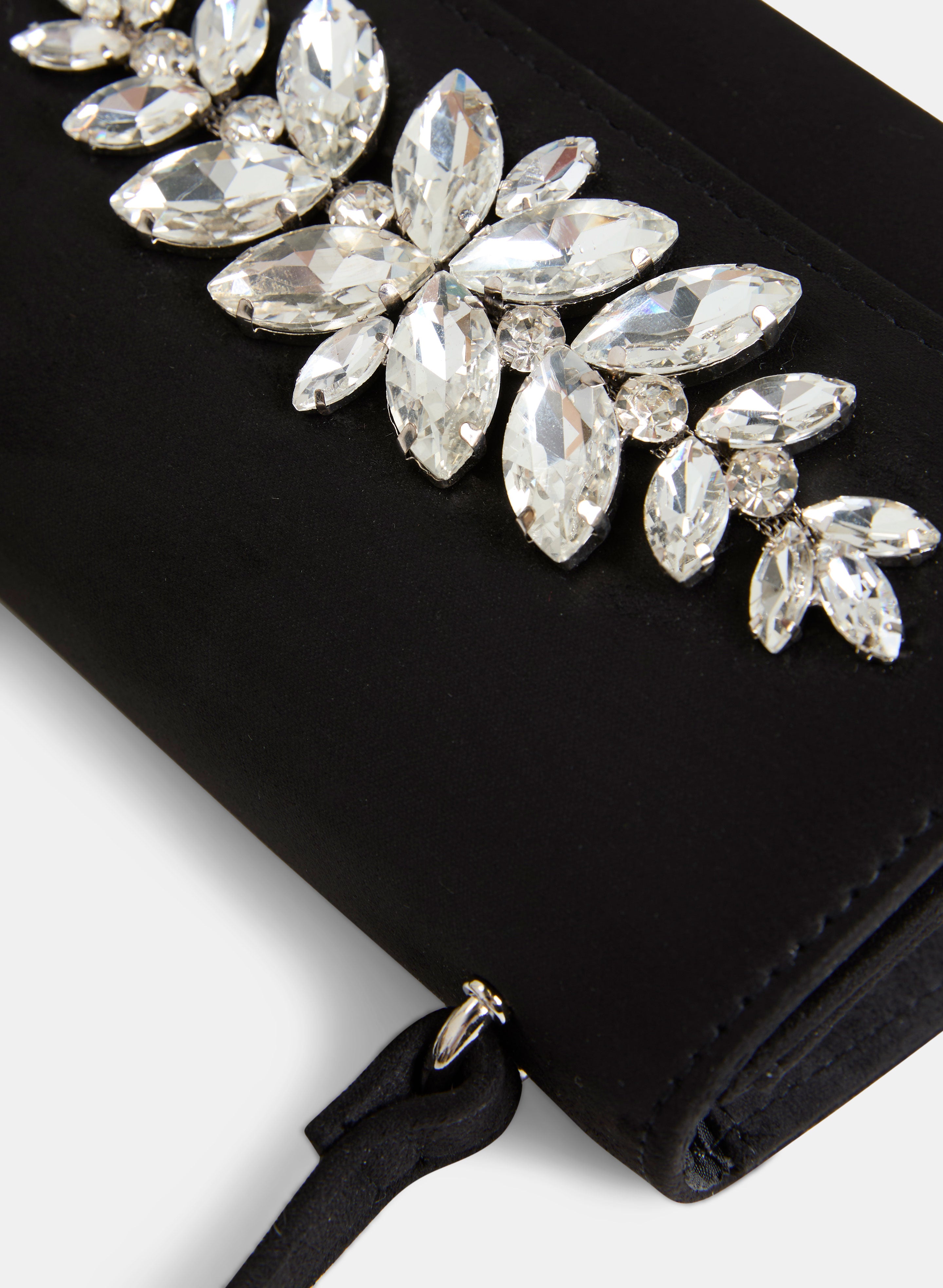 Sparkling Crystal Embellished Evening Clutch Bag for Women - Elegant Party Clutch with Rhinestone Decorations | Perfect for Weddings, Prom, Gala & Special Occasions