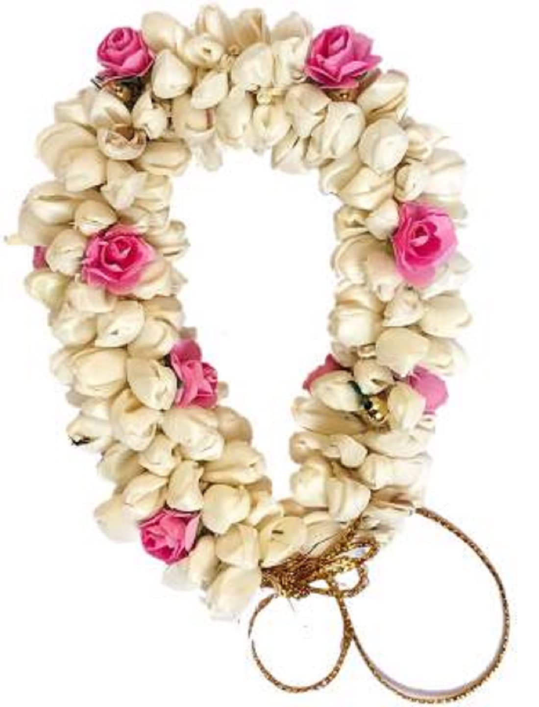 Stylish White Gajra Hair Accessory for Women - Elegant Floral Hair Jewelry for Weddings, Parties & Special Occasions