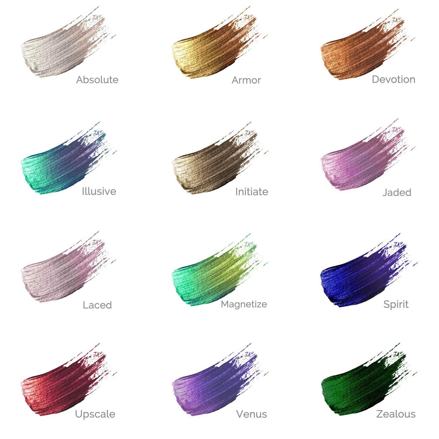 Cozzette Crystal Cream Eyeshadow Pro Pan - Long-Lasting, Highly Pigmented Makeup for Professional & Everyday Use - Perfect for Bridal, Party & Special Occasion Looks