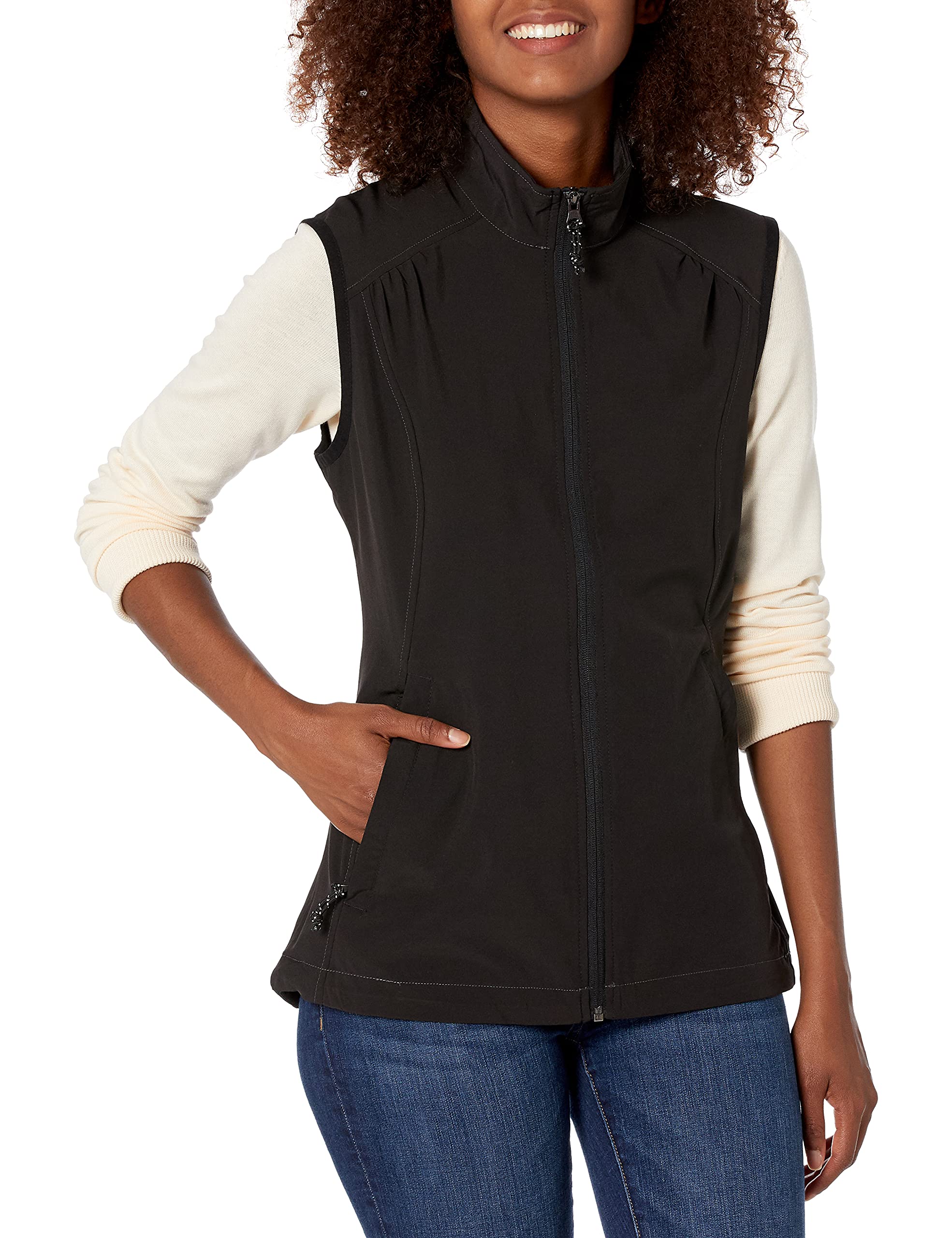 Charles River Apparel Women's Pack-n-Go Vest - Lightweight Water-Resistant Travel Vest for Hiking, Camping & Outdoor Adventures