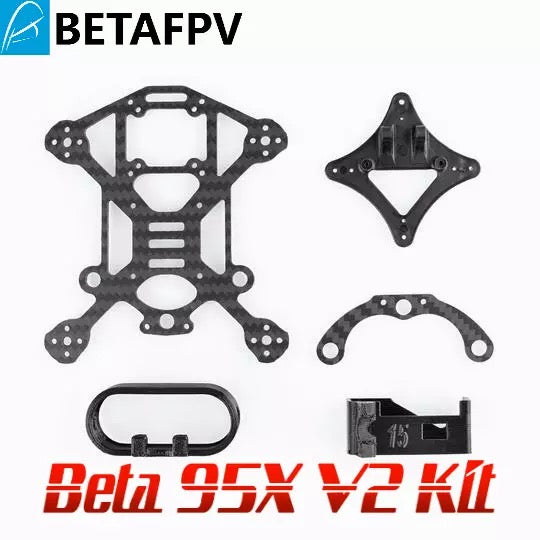 Beta95X V2 FPV Racing Drone Kit - Lightweight Carbon Fiber Frame, Powerful Brushless Motors - Perfect for Indoor/Outdoor FPV Racing and Freestyle Flying
