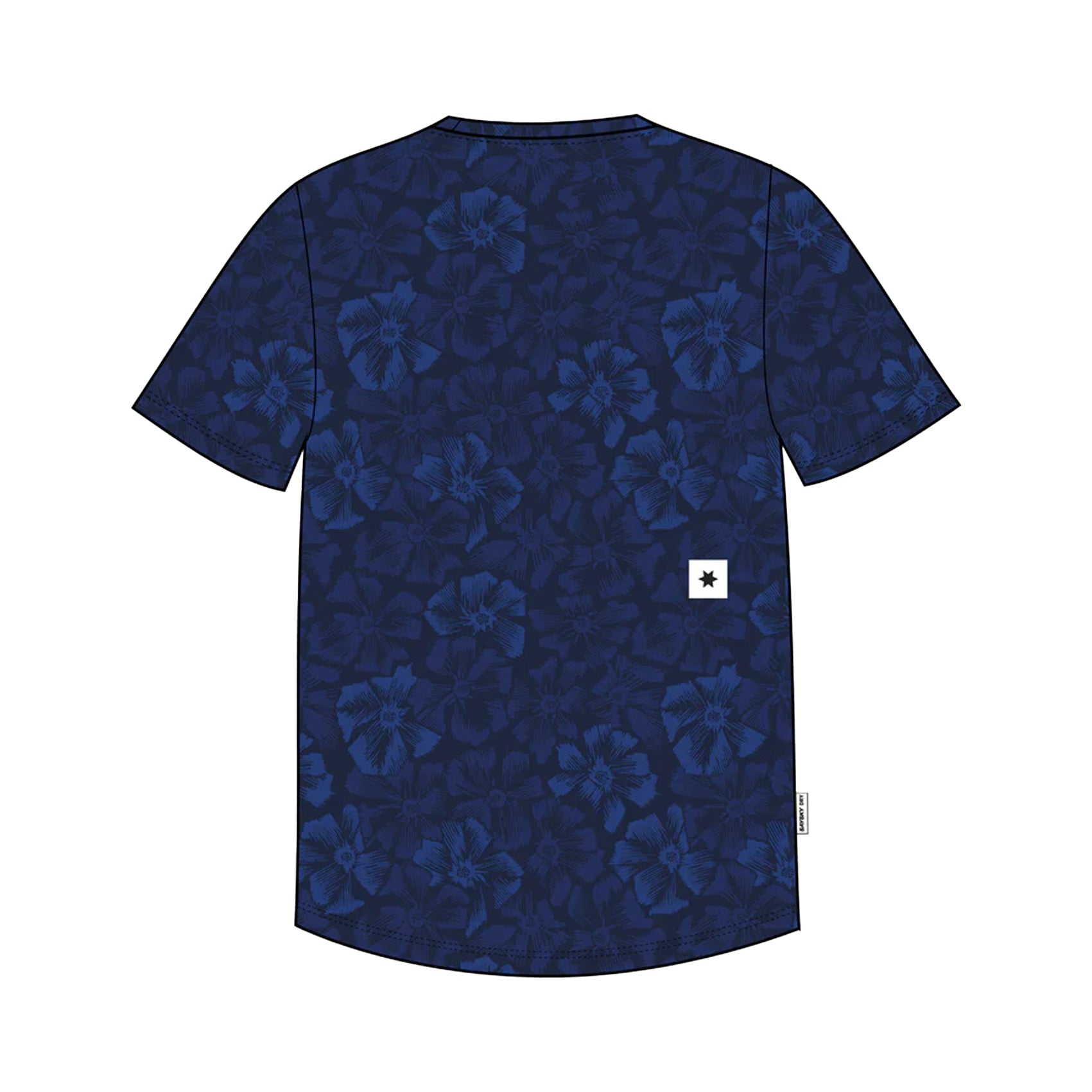 Men's Saysky Floral Combat T-Shirt - Stylish Casual & Streetwear for Everyday Wear, Gym, and Outdoor Activities