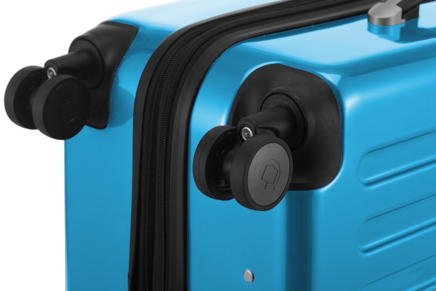 Premium Blue Hand Luggage Carry-On Suitcase - Lightweight Durable Cabin Bag for Air Travel, Business Trips & Weekend Getaways