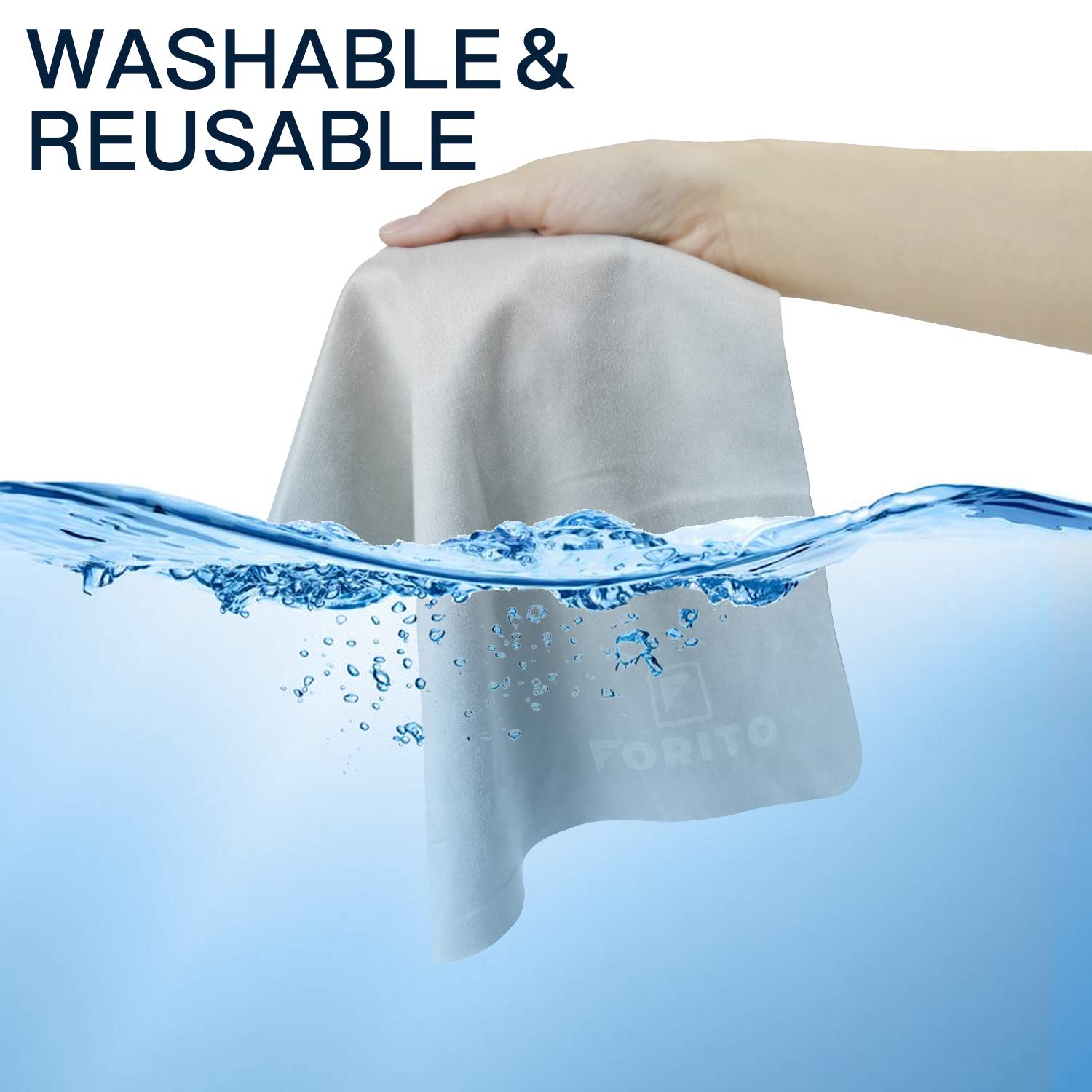 F FORITO Microfiber Liner Cleaning Cloth 15