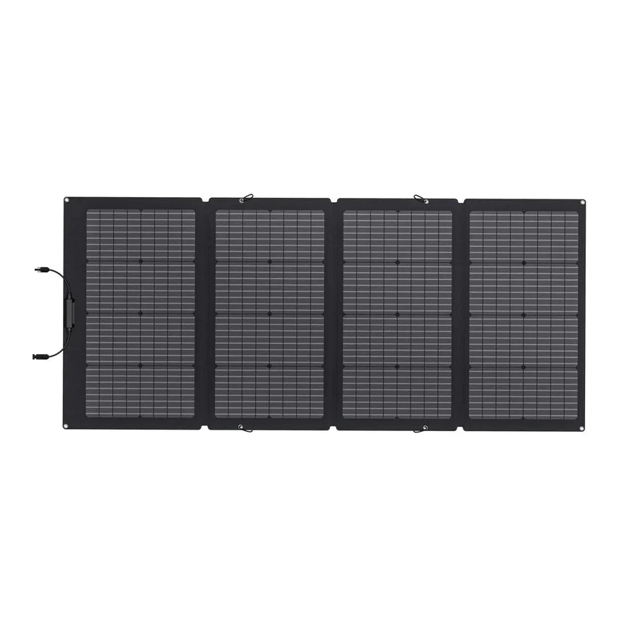 EcoFlow DELTA Pro Portable Power Station with 220W Solar Panel | Solar Generator for Home Backup, Camping & Outdoor Adventures | Fast Charging, High Capacity Battery