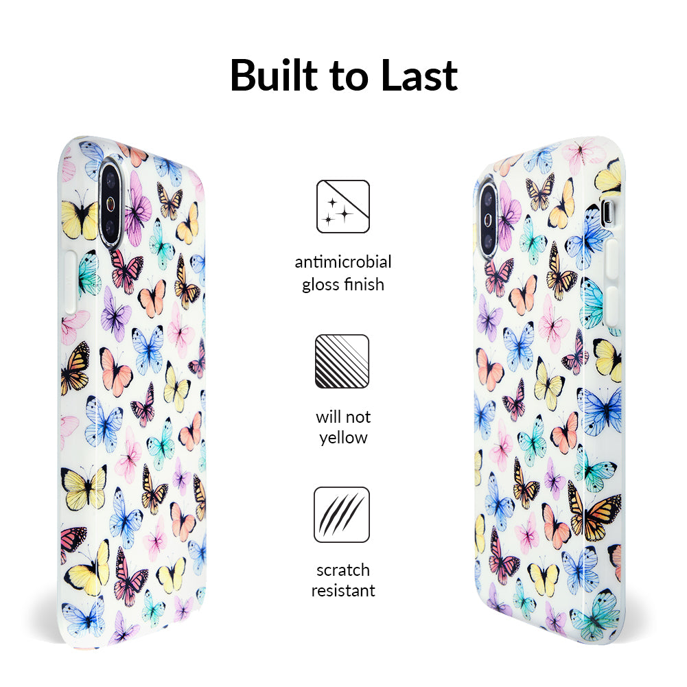 Butterfly Design iPhone Case - Elegant & Protective Phone Cover for iPhone 13/14/15 - Perfect for Nature Lovers & Fashion Accessories