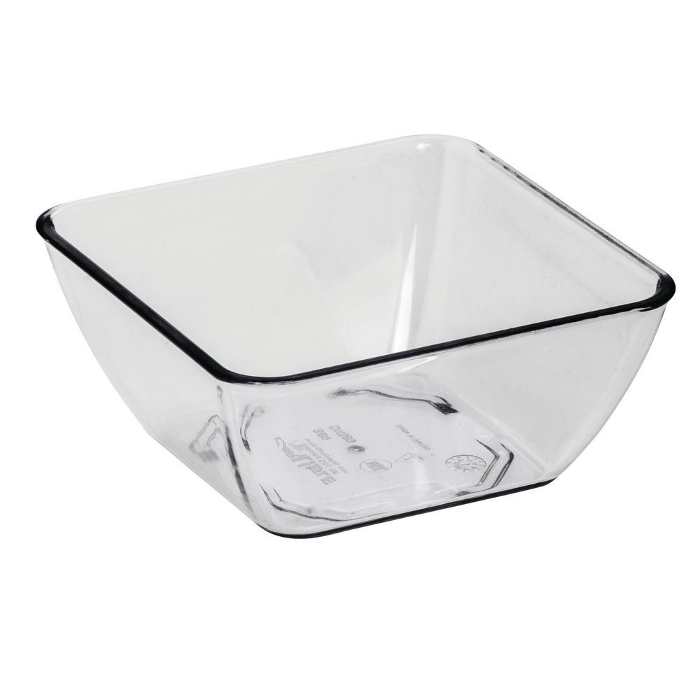 Dinex 9 Oz Clear SAN Plastic Flared Bowls - 4