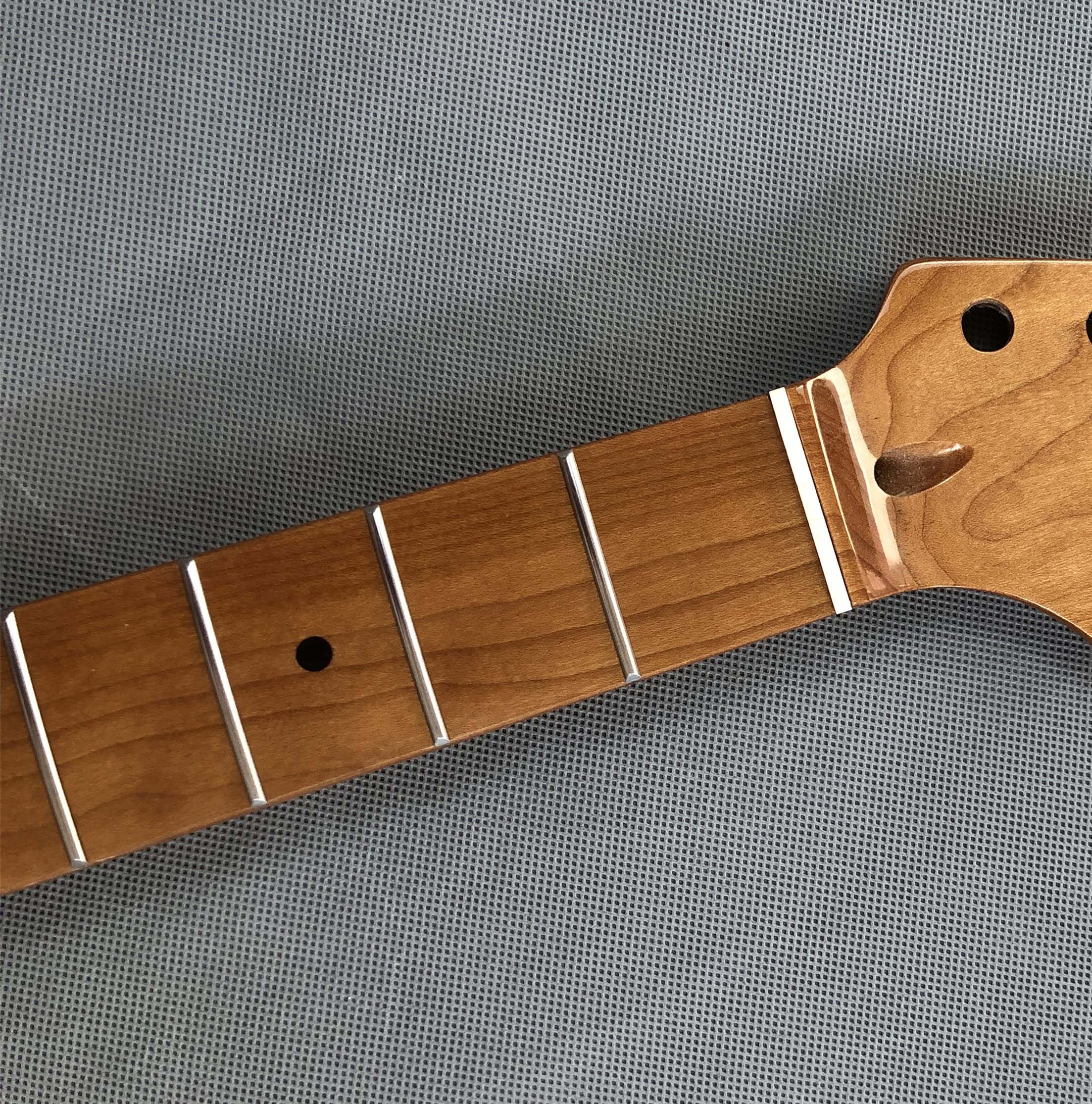 Premium Baked Maple Electric Guitar Neck - 22 Frets, 25.5