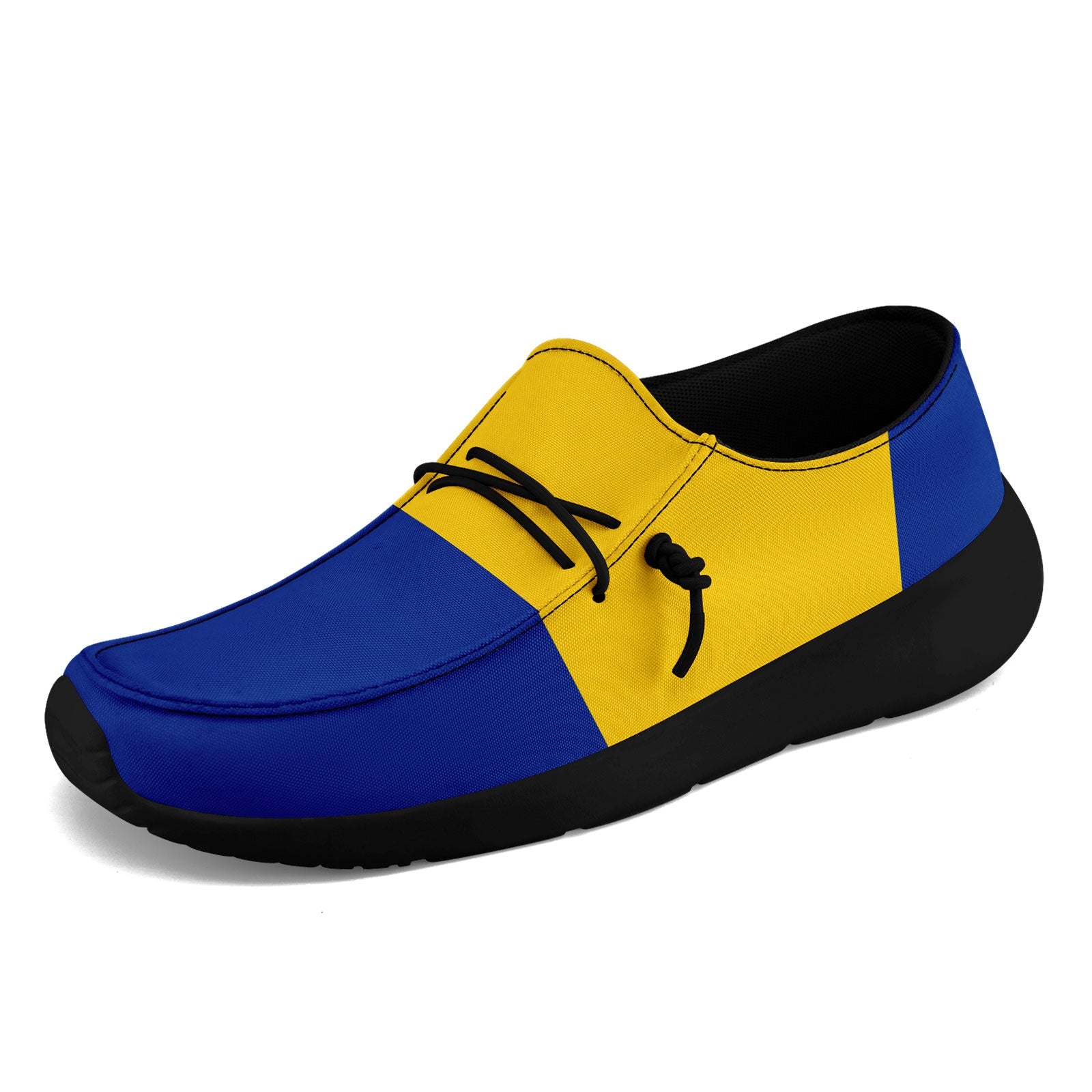 Custom Los Angeles Blue & Yellow Personalized Sneakers - FN018 D020278 - Size 15 - Unique Custom Online Design for Streetwear & Casual Fashion