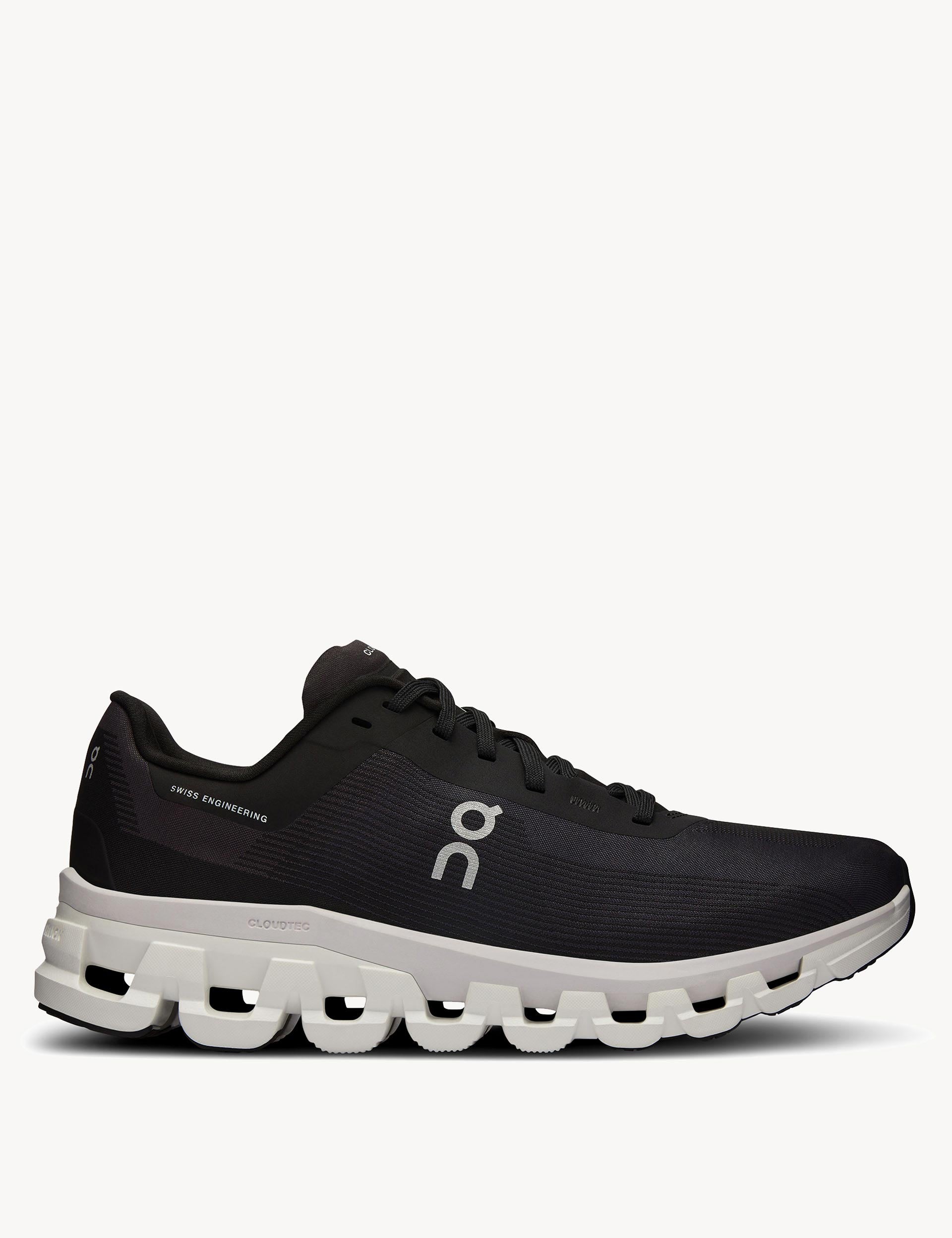 Cloudflow 4 Running Shoes - Black/White - Lightweight & Breathable for Men & Women - Perfect for Jogging, Gym Workouts & Daily Wear