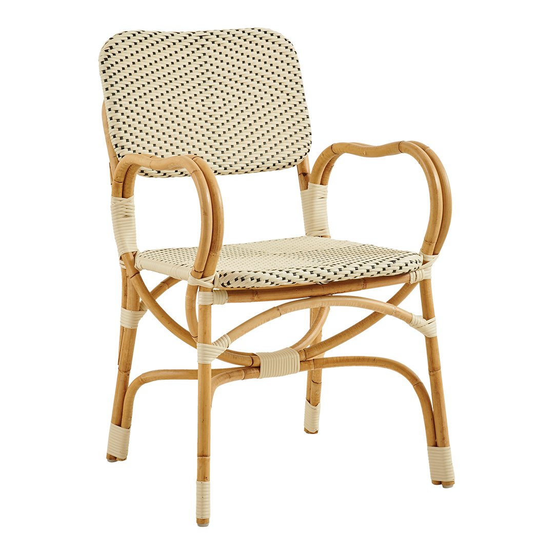 Albini Helg Bistro Chair by Sika Design - Modern Outdoor Dining Chair for Patio, Garden, and Restaurant Use