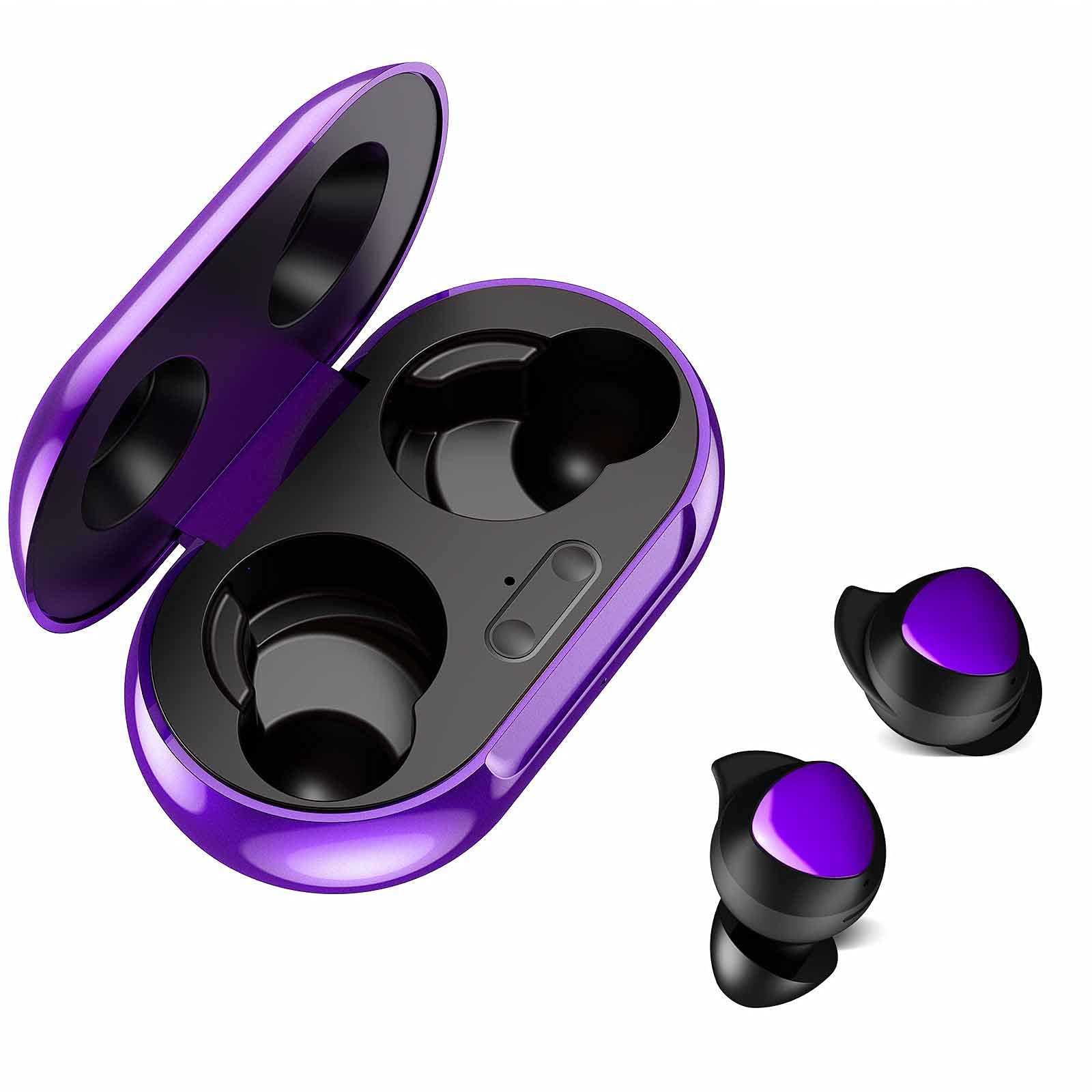 Urbanx Street Buds Plus True Wireless Bluetooth Earbuds with Noise Isolation - Purple (US Version with Warranty) | Perfect for Running, Gym Workouts & Commuting
