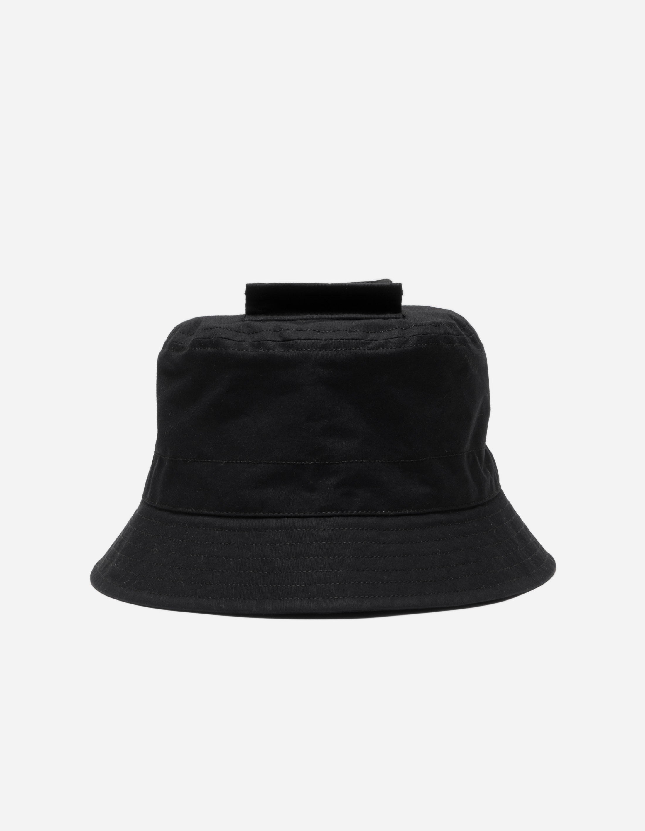 6050 Utility Pocket Bucket Hat for Men & Women - Black Outdoor Sun Protection Hat for Hiking, Fishing, and Beach - Adjustable Unisex Bucket Cap with Side Pockets