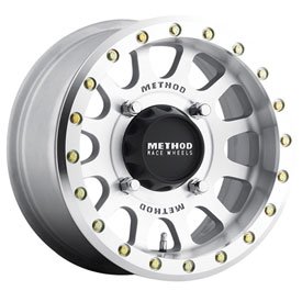 Method Race Wheels 401 Beadlock Wheel 15x7 4.0 + 3.0 Machined - 4/156 Bolt Pattern for Polaris RANGER 700 HD (2009) | Off-Road Wheels for UTV, ATV & Side-by-Side Vehicles