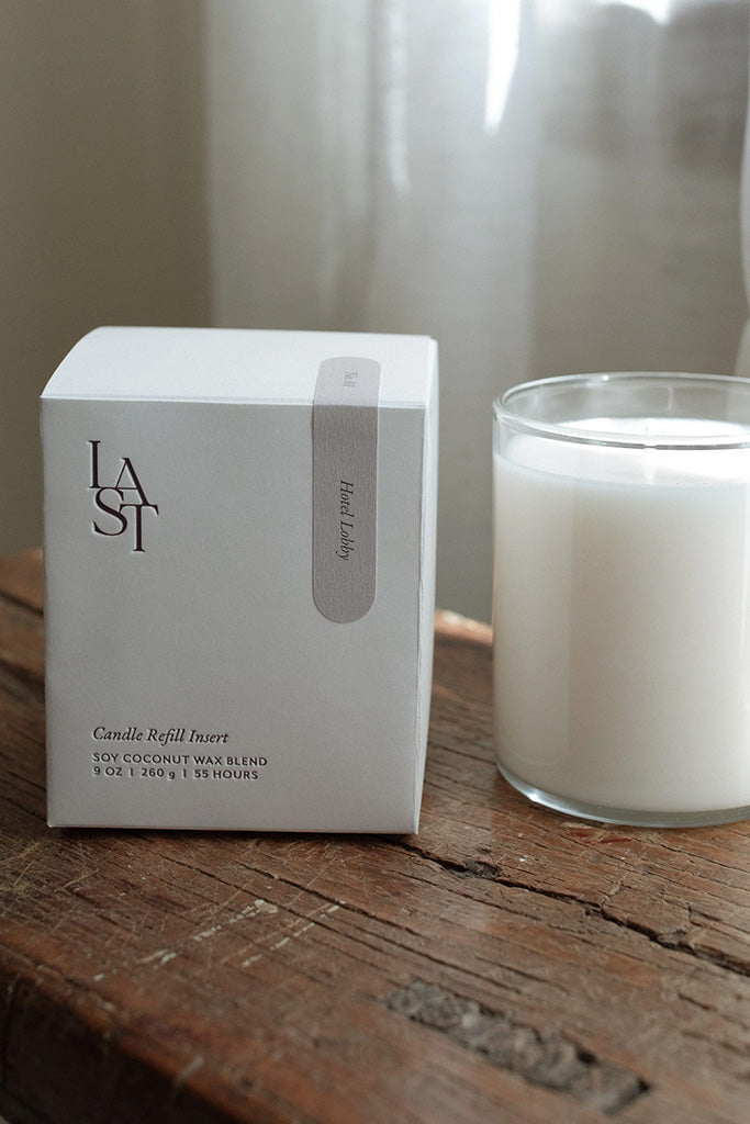 Last Candle Co No.01 Hotel Lobby Scented Candle - Premium Soy Wax Candle for Home, Office & Relaxation - Perfect for Aromatherapy, Gifts & Creating Cozy Atmosphere
