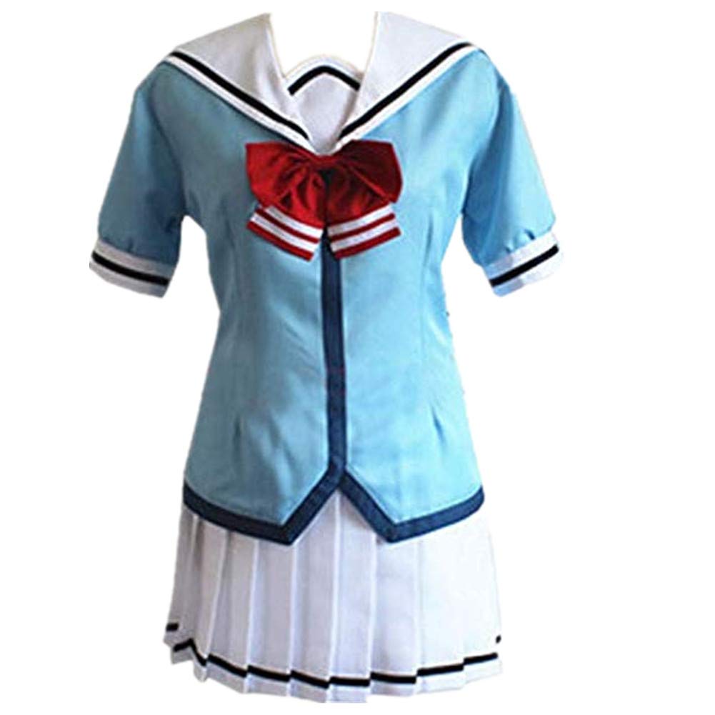 Poppin'Party Kasumi Toyama Love Live School Uniform Anime Sailor Dress Cosplay Costume for Halloween, Anime Conventions & Themed Parties