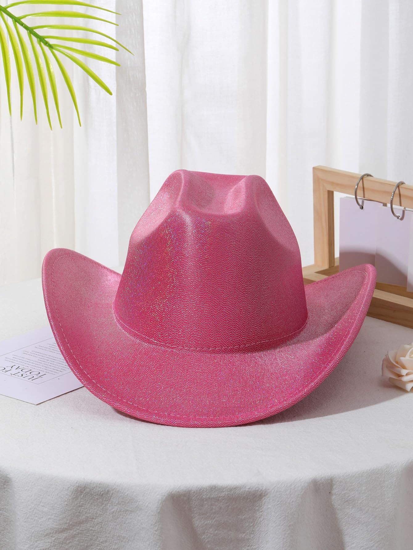 QWINEE Western Cowboy Hat for Adults - Wide Brim Cowgirl Hat for Women & Men - Boho Country Costume Hat for Rodeo, Halloween, and Outdoor Adventures