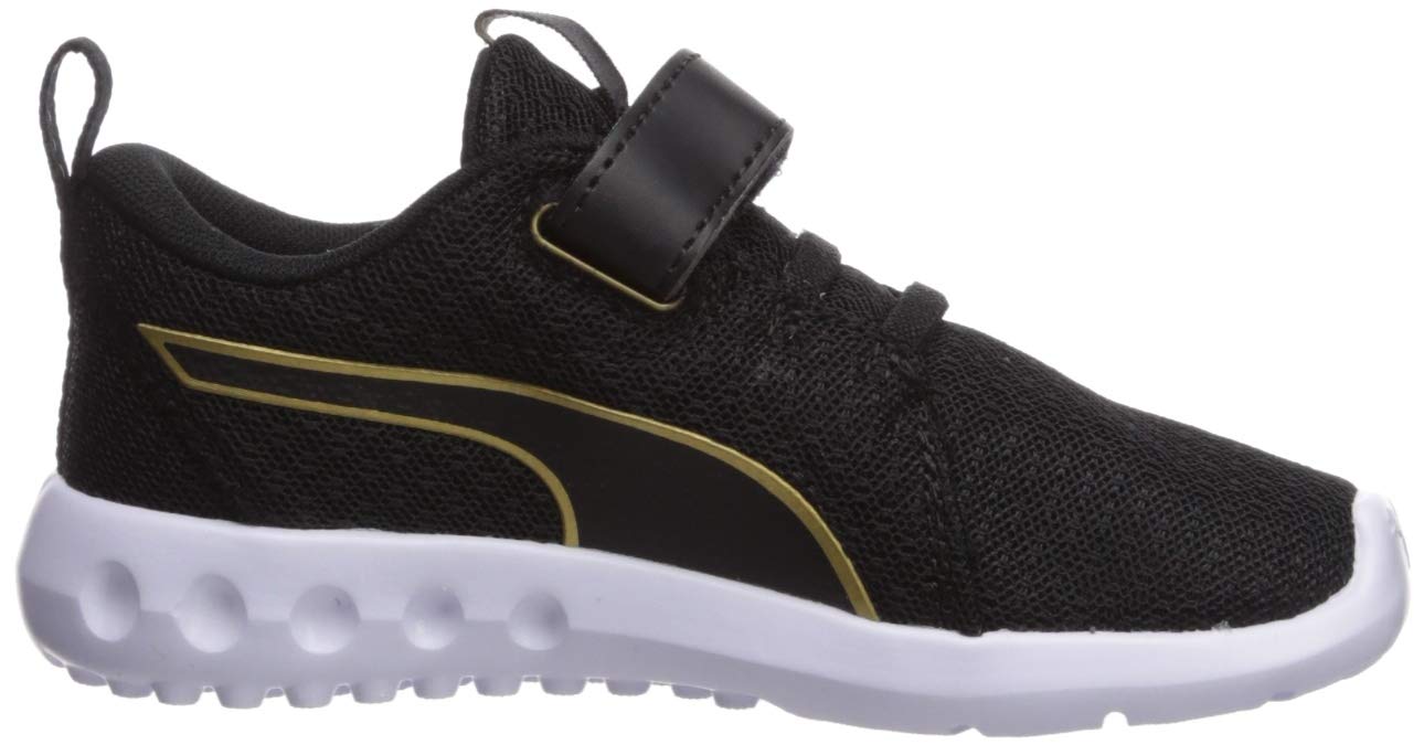 PUMA Unisex-Child Carson 2 Velcro Sneakers - Lightweight Kids' Athletic Shoes for Running, Playground & Everyday Wear