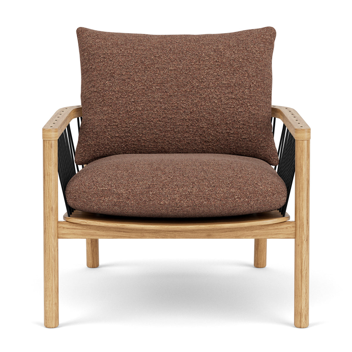 Enzo Boucle Armchair - Modern Velvet Upholstered Accent Chair for Living Room, Bedroom & Office - Stylish Comfortable Seating for Home Decor