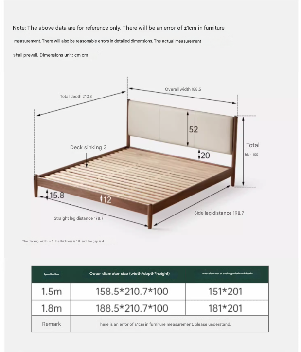 Premium Black Walnut Solid Wood King Size Bed with Genuine Top Grain Cowhide Leather Upholstery - Perfect for Master Bedroom, Guest Room & Luxury Home Decor