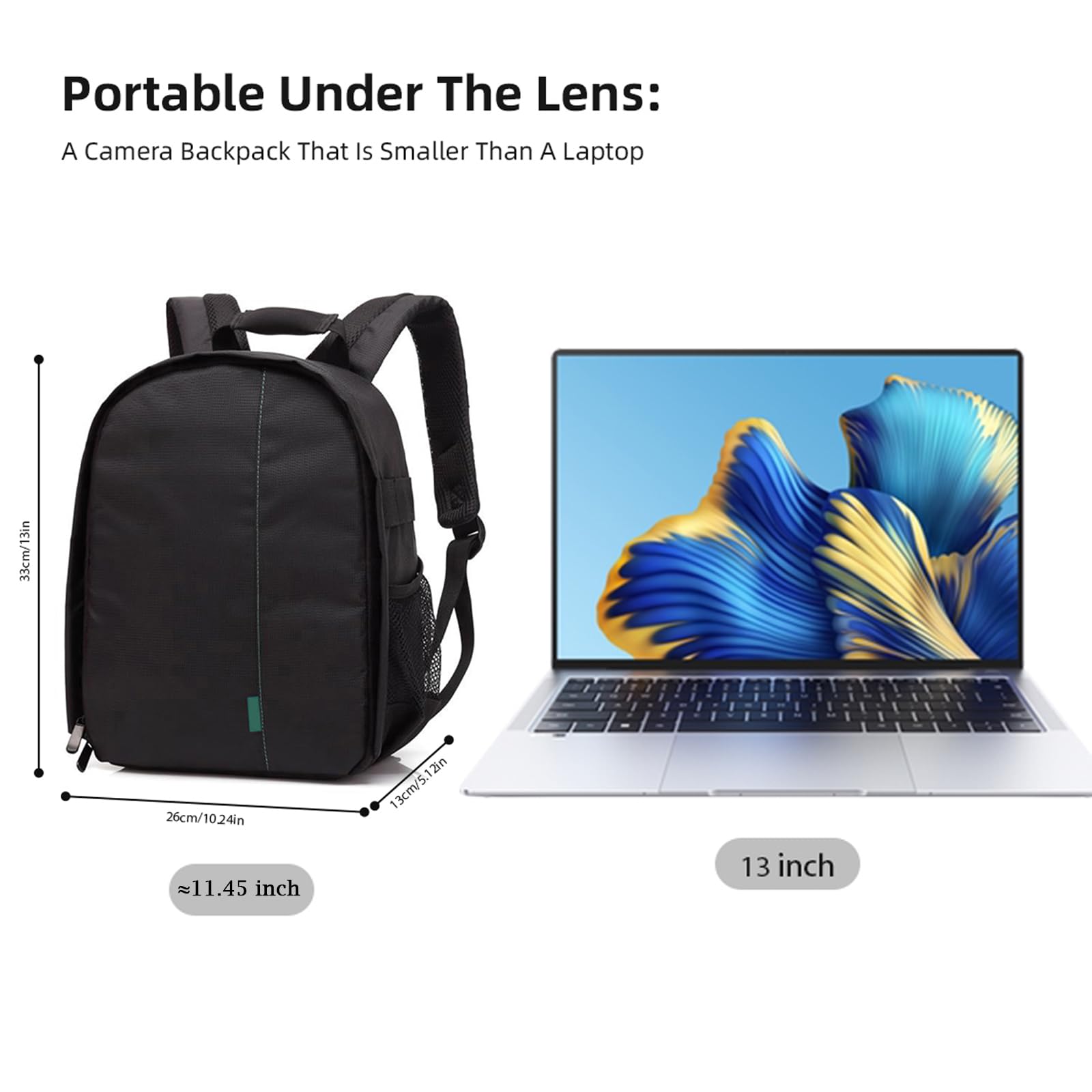 **Andoer Waterproof DSLR Camera Backpack - Durable Digital SLR Bag for Travel & Photography (Purple) - Perfect for Outdoor Shoots, Hiking & Professional Use**