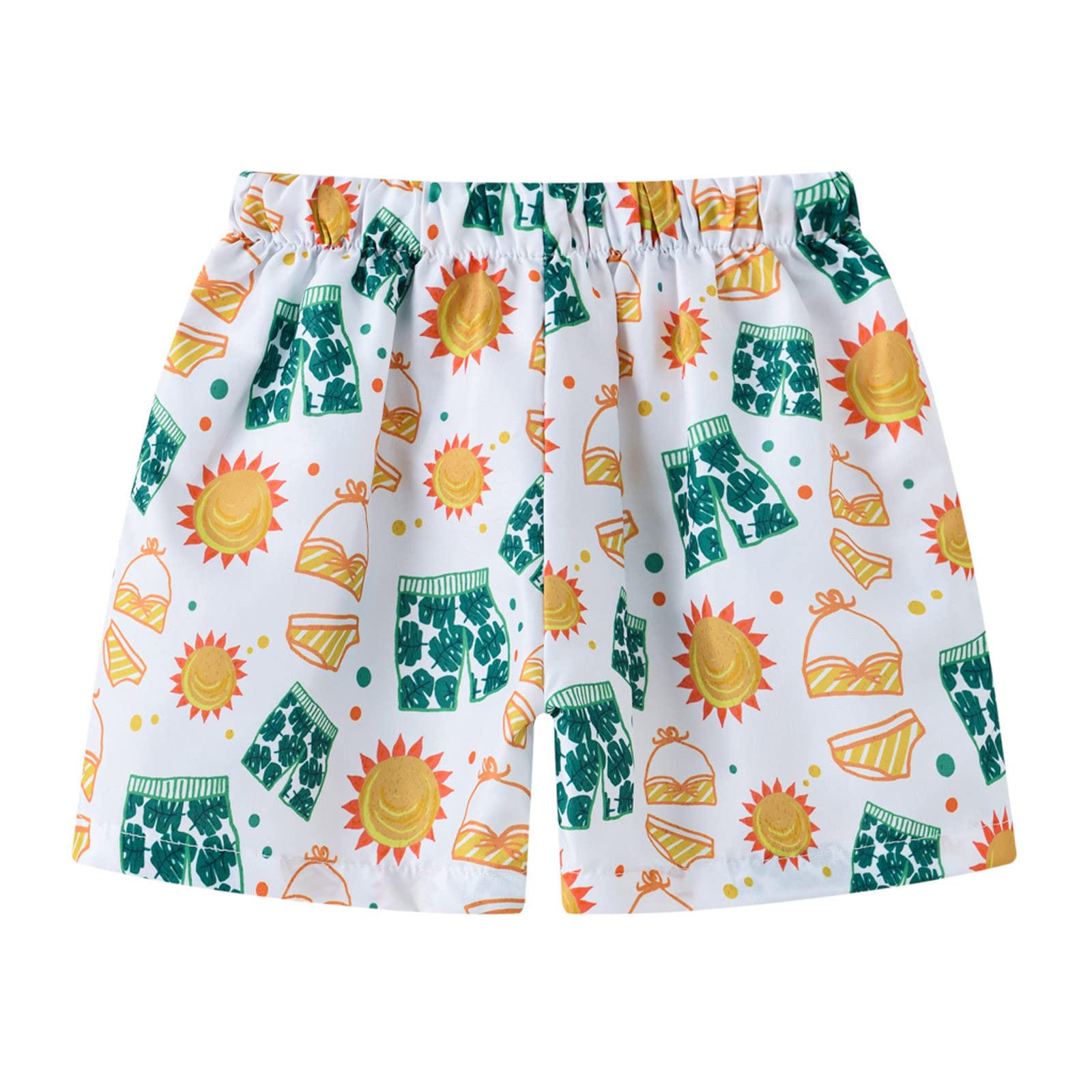 Yihaojia Boys' Cartoon Print Beach Pants - Comfortable Summer Shorts for Toddlers | Perfect for Playtime, Swimming & Outdoor Activities