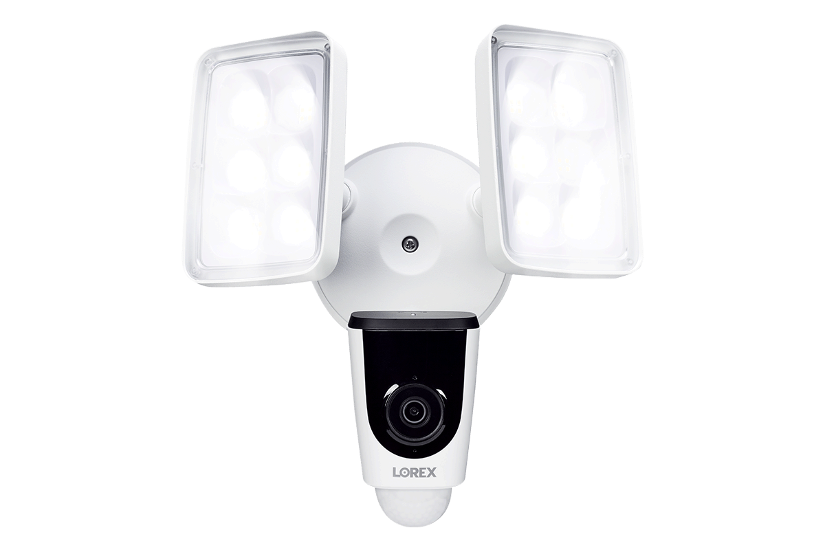 Smart Home Security Bundle - WiFi Floodlight Camera & 1080p HD Video Doorbell Kit for Outdoor Monitoring | Weatherproof Night Vision, Motion Detection | Perfect for Front Yard, Garage & Backyard Surveillance