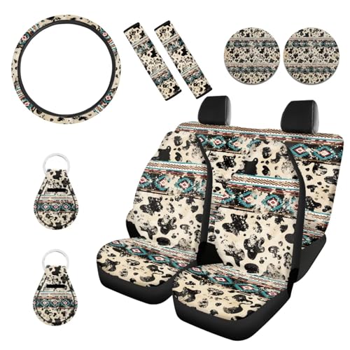 Aztec Cow Print Retro