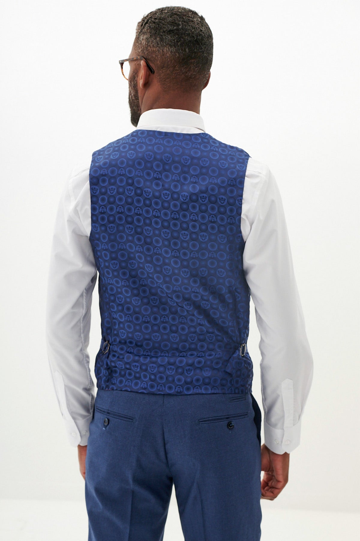 Everton Collection | ASHLEY Navy Blue 3-Piece Suit for Men - Perfect for Weddings, Business Meetings & Formal Events