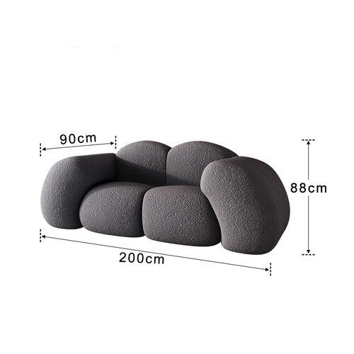 Cloud Shaped Sofa - Ultra Soft Lounge Chair for Living Room, Bedroom & Nursery | Perfect for Relaxing, Reading & Napping