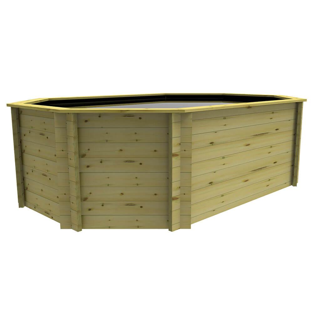 Premium 12x8ft Wooden Koi Pond by The Garden Timber Company - Perfect for Outdoor Garden Decor, Backyard Landscaping & Water Feature Installation