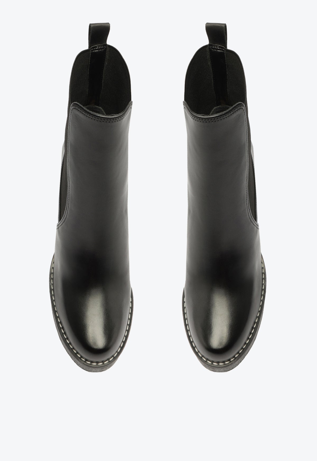 Billie Platform Leather Bootie - Women's Chunky Heel Ankle Boots for Fall & Winter | Stylish & Comfortable for Casual Outfits, Work & Date Night