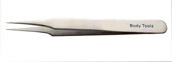 Body Toolz Fine Point Tweezer BT5060 - Precision Stainless Steel Tweezers for Eyebrows, Splinters & Ingrown Hairs - Perfect for Grooming, First Aid & Beauty Care