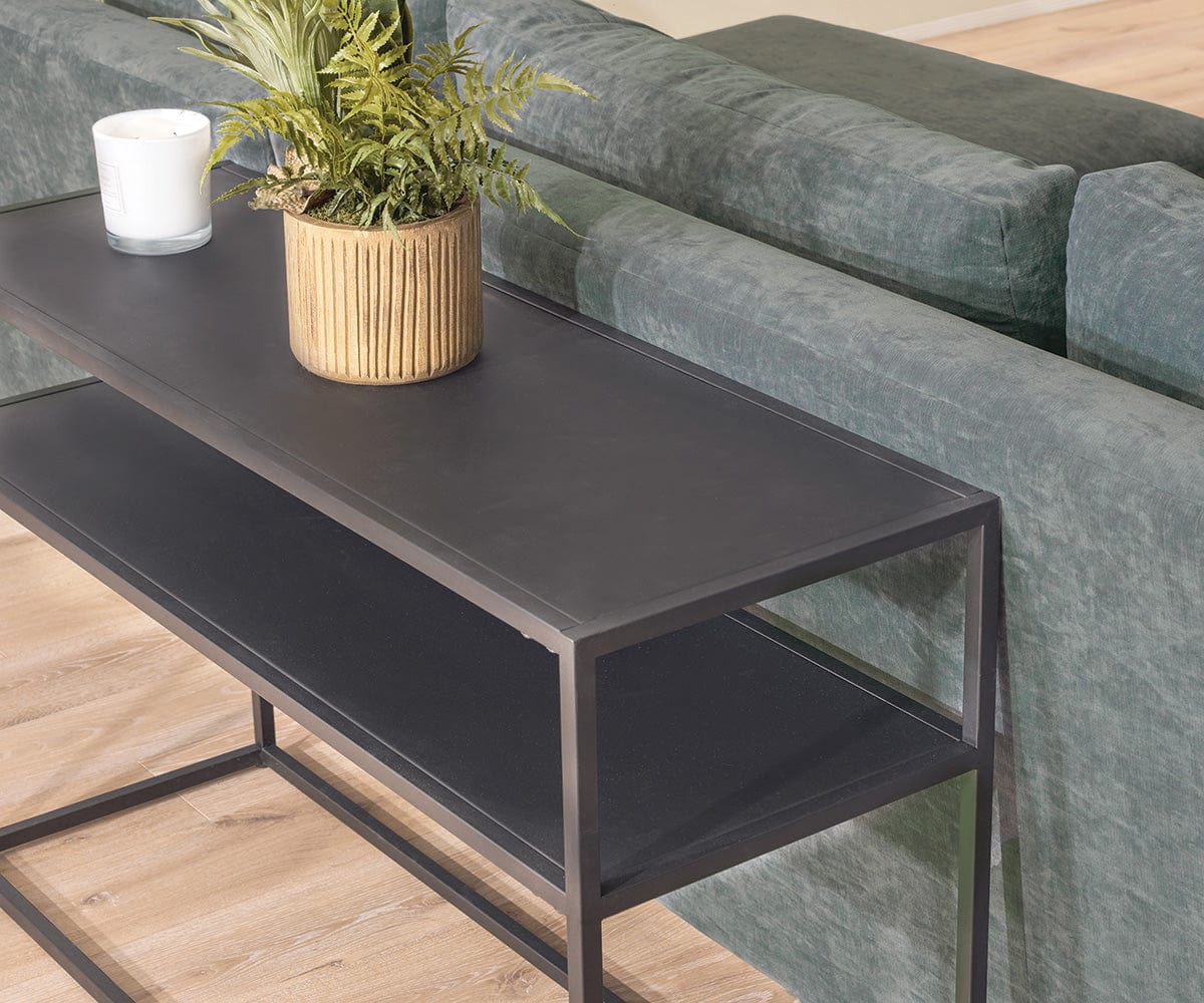 Heroy Modern Console Table - Entryway Sofa Table with Storage Shelf for Hallway, Living Room & Bedroom - Perfect for Home Decor & Organization