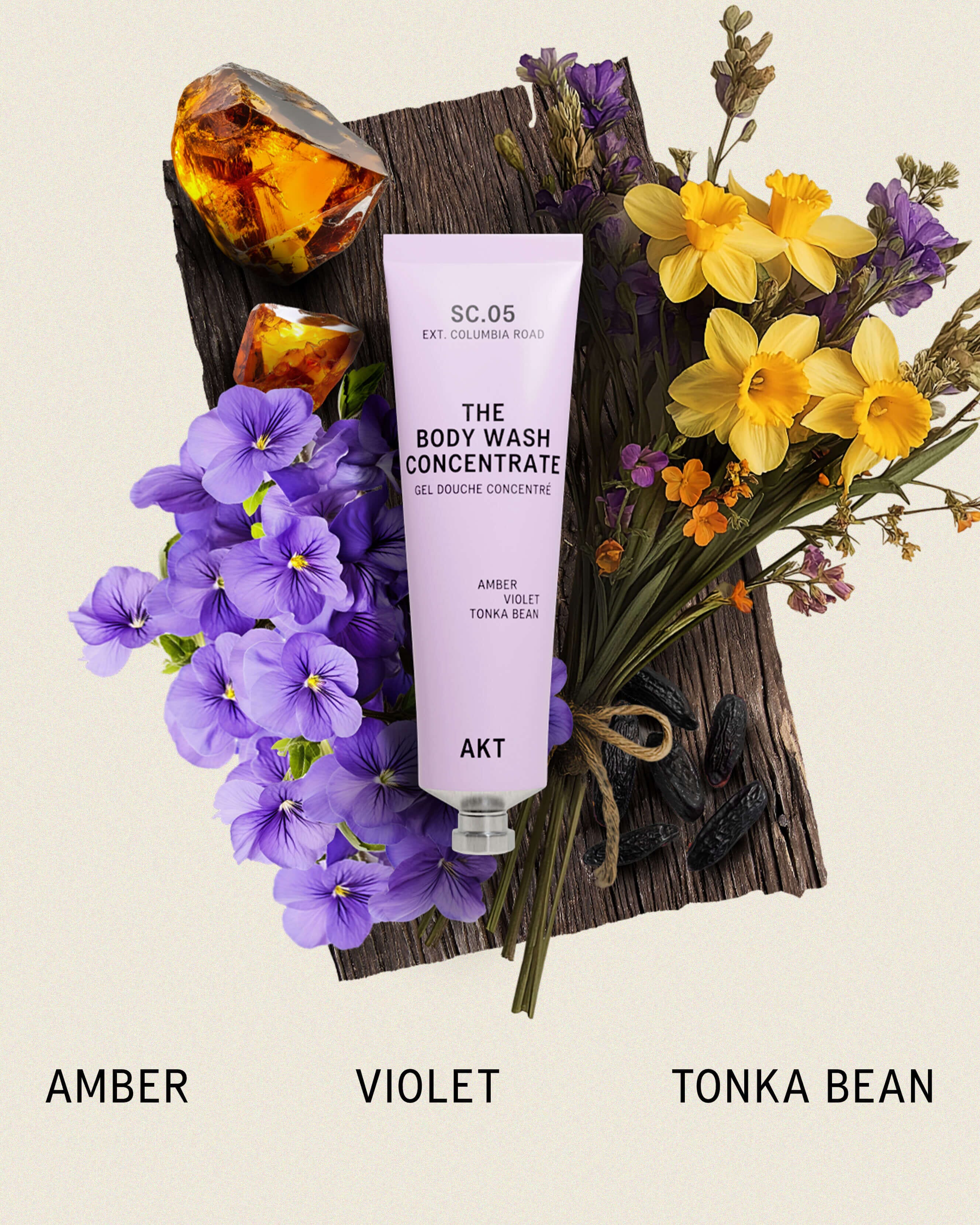 Columbia Road SC.05 Luxury Body Wash Concentrate - Hydrating & Refreshing Shower Gel for Sensitive Skin - Perfect for Daily Use & Spa Days