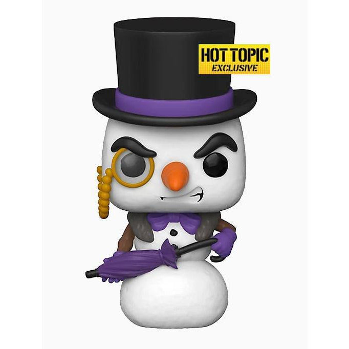 DC Comics Penguin Snowman Collectible Figure - Perfect for Holiday Decorations, Christmas Gifts & Superhero Fans Display