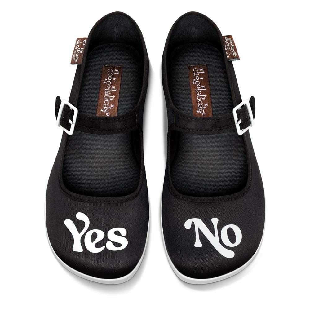 Stylish Women's Mary Jane Flats - Comfortable & Fashionable Hot Chocolate Design for Casual Wear & Office Outfits