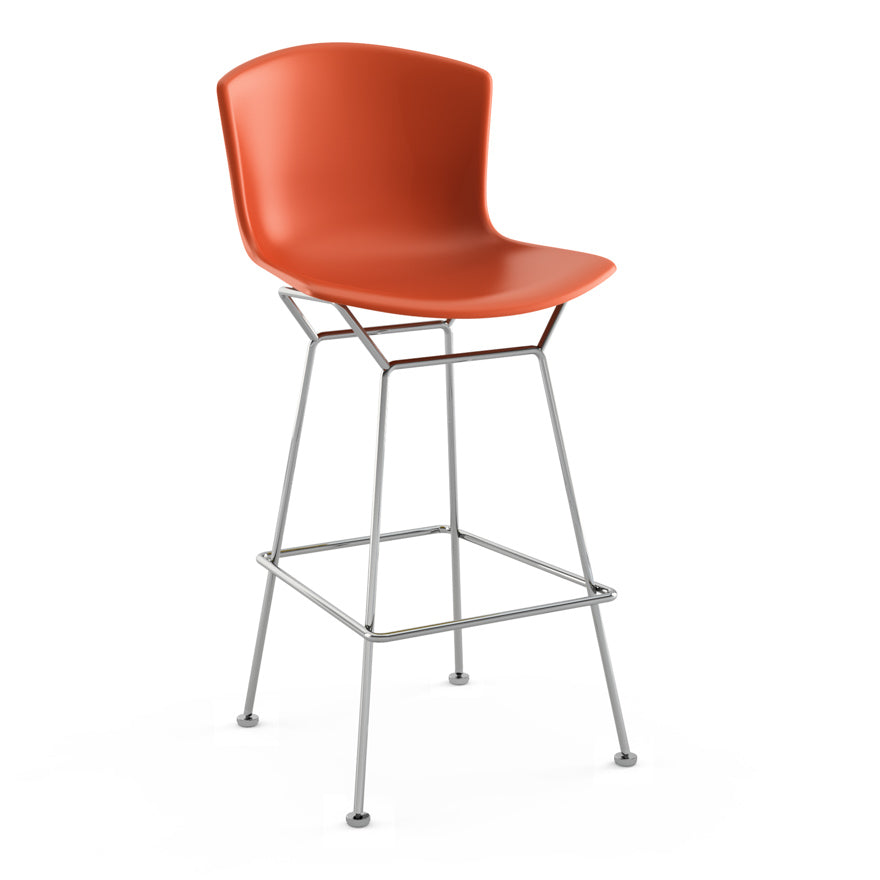 Bertoia Plastic Bar Stool - Modern Counter Height Stool for Kitchen, Dining & Bar - Durable & Comfortable Seating for Home & Commercial Use
