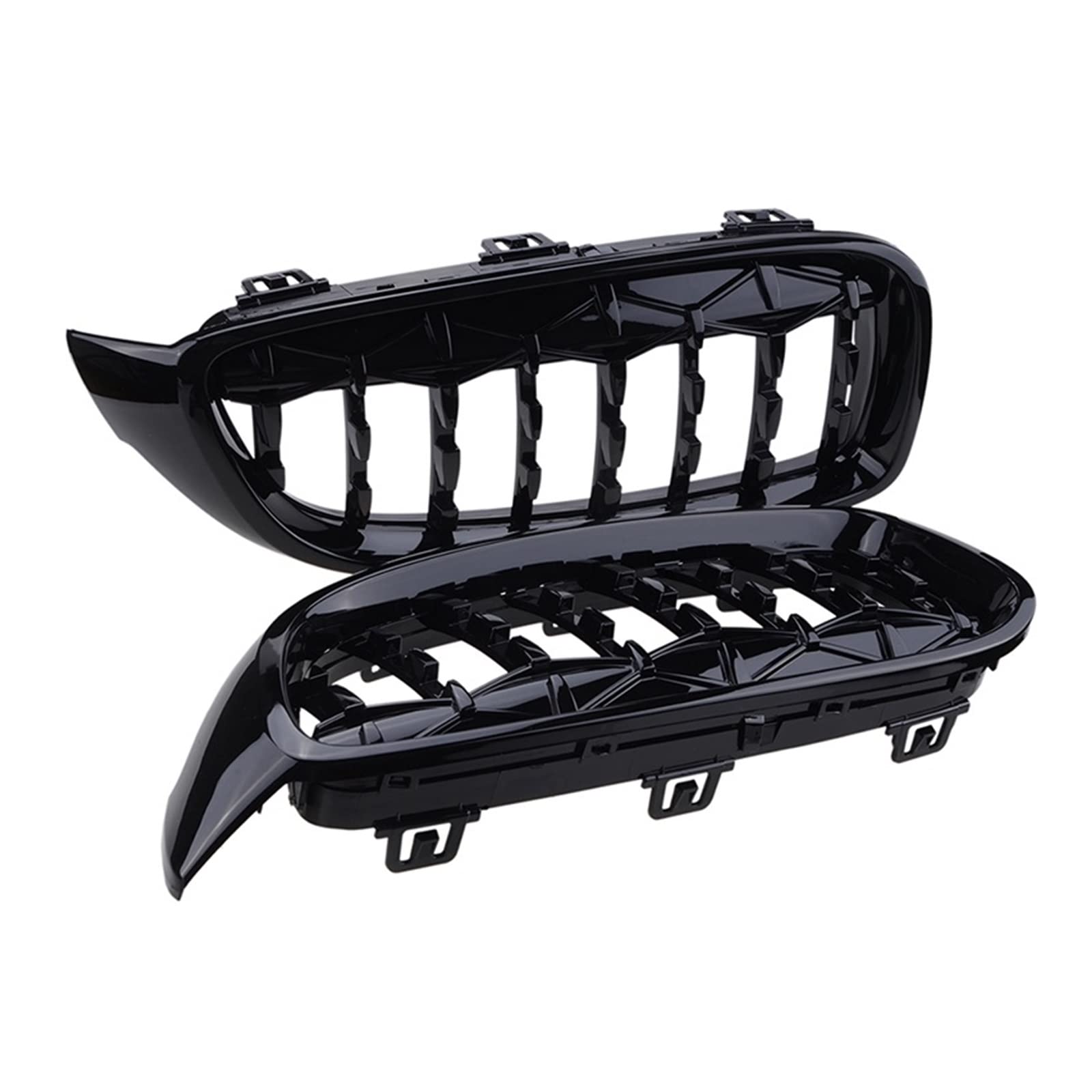 YEHEI Diamond Shape Front Bumper Grille & Grille Guards - Compatible with BMW 4 Series F32 F33 F36 F80 F82 (2013-2017) | M Performance Car Accessories | Automotive Exterior Upgrade for Enhanced Style & Protection